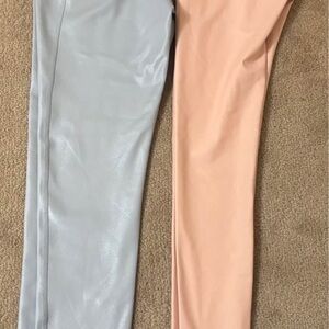 Zella Gray and Peach Leggings